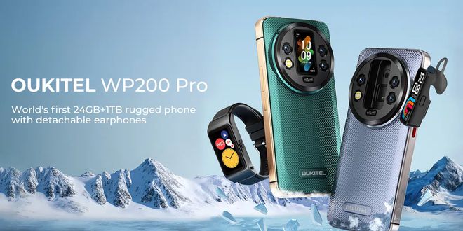 00300系列三防手机：内置可拆卸带屏蓝牙耳机尊龙凯时人生就是搏平台Oukitel发布WP2(图3)