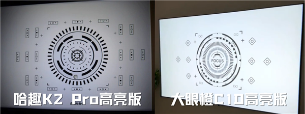 K2Pro高亮版对比大眼橙C1D高亮版！尊龙凯时app千元投影性价比之争：哈趣(图11)
